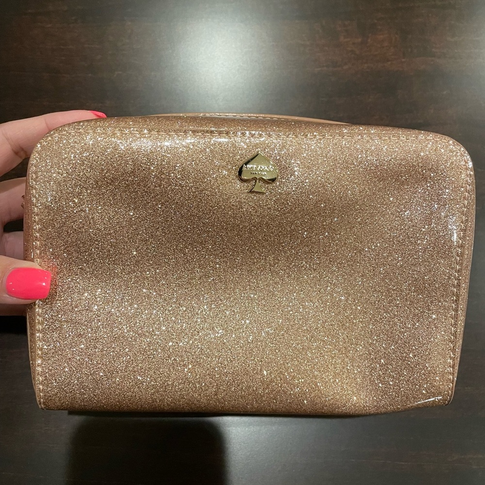 Kate Spade Glitter Bug Cosmetic Bag